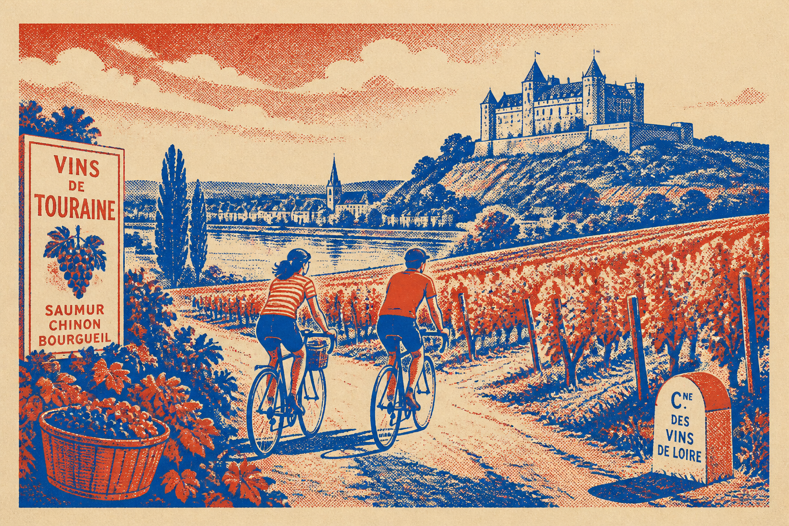 balade vélo Nantes Clisson vignoble Sèvre Nantaise muscadet