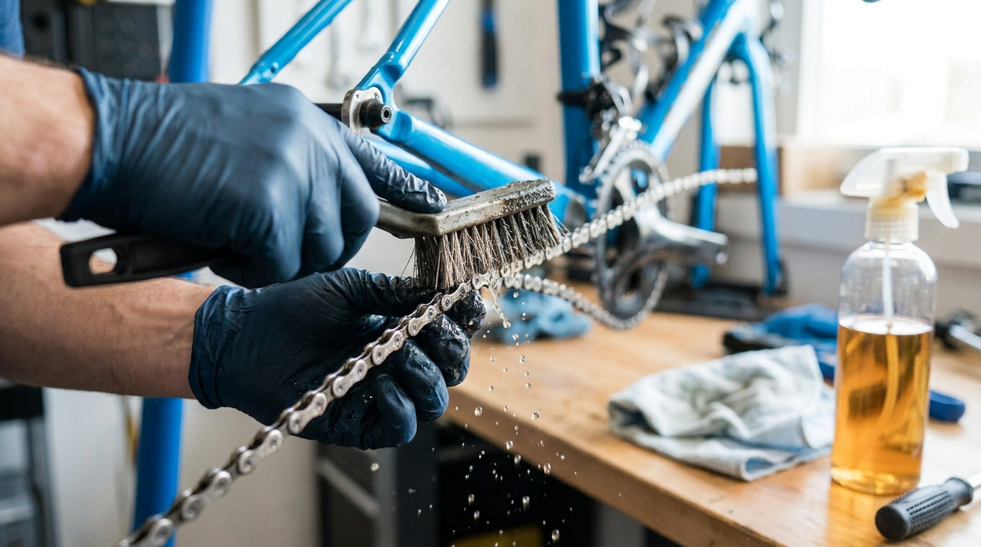 Nettoyer votre chaîne de vélo pour booster la performance