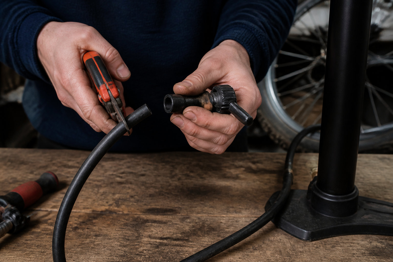 Comment remplacer un embout de pompe vélo défaillant ?