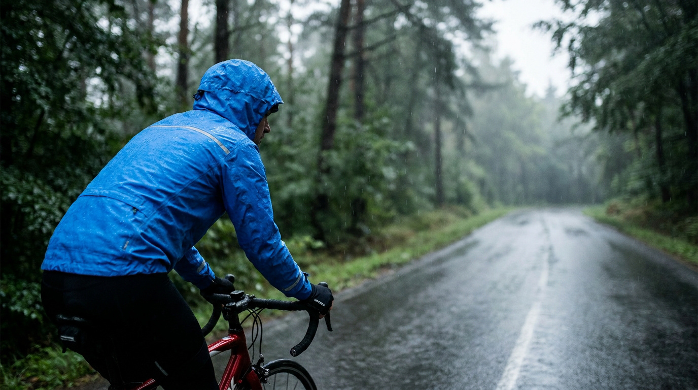 Choisir votre veste de pluie vélo pour rester au sec