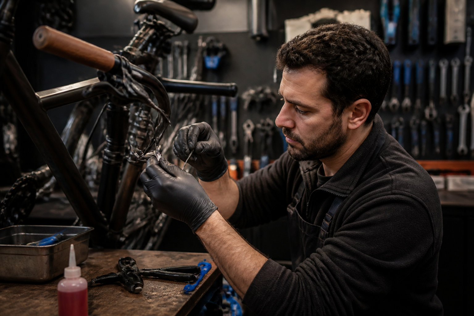 Services d'atelier pour l'entretien de votre vélo